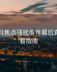 吃瓜爆料焦点骚扰事件幕后真相，必看指南