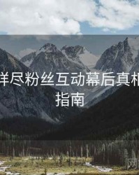 秀人网详尽粉丝互动幕后真相，必看指南