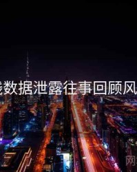 91在线数据泄露往事回顾风向研判