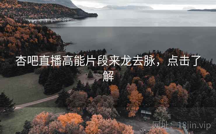 杏吧直播高能片段来龙去脉，点击了解