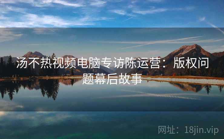 汤不热视频电脑专访陈运营：版权问题幕后故事