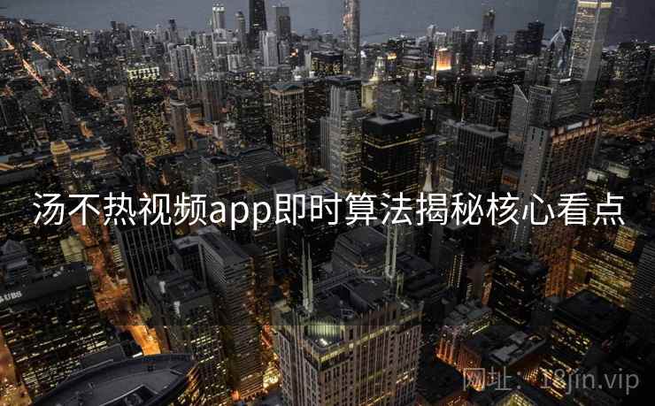 汤不热视频app即时算法揭秘核心看点