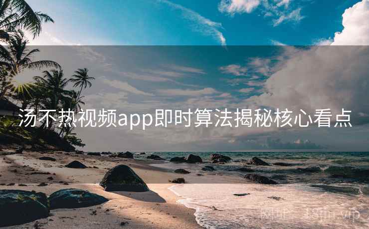 汤不热视频app即时算法揭秘核心看点